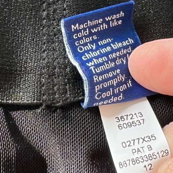 Apt. 9 Trousers Pants Size 12 Charcoal Black - Picture 5 of 8